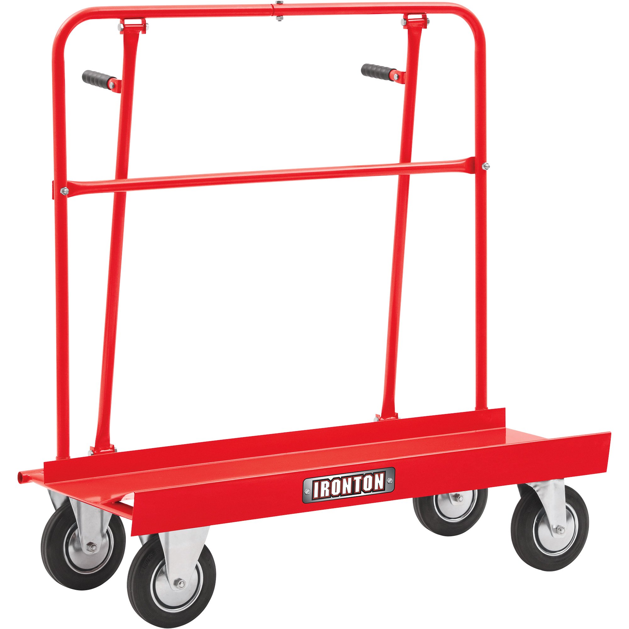 Ironton Drywall Dolly Cart with 8in. Rubber Casters — 1800-Lb. Capacity